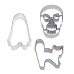 Skull Cookie Cutter with Cut Outs 3 1 / 4 Inch