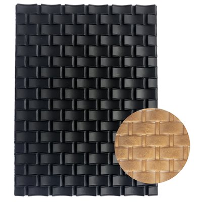 idioom voor 鍔 Basket Weave Silicone Baking-Decorating Impression Mat | Baking Supplies