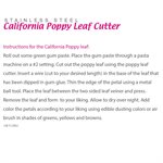 California Poppy Leaf Cutter by James Rosselle