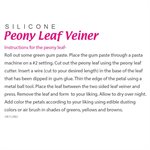 Peony Leaf Veiner by James Rosselle