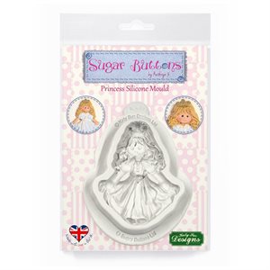 Princess Sugar Buttons Silicone Mold By Katy Sue