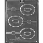 Number 0 Lollipop Chocolate Candy Mold