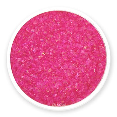 Hot Pink Natural Coarse Sugar Crystals