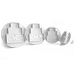 Cakes Plunger Cutter Set of 4