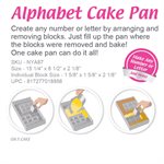 Alphabet and Number Cake Pan