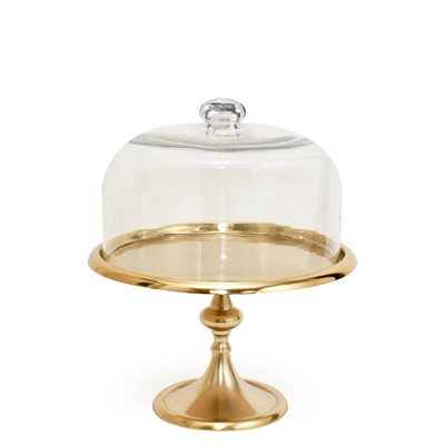 8" Gold Classic Cake Stand by NY Cake 