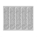 "Lateral" Lace Tuile Silicone Mold