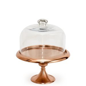 8" Rose Gold Classic Cake Stand by NY Cake