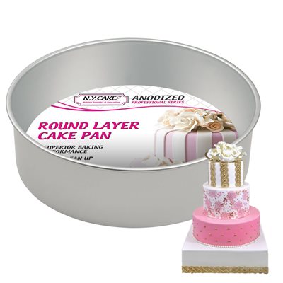 Round Cake Pan 10 by 4 Inch Deep