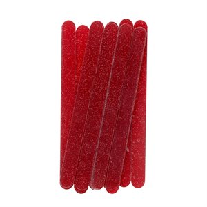 Red Glitter Popsicle Sticks Pack of 10