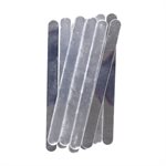 Shiny Silver Popsicle Sticks Pack of 10