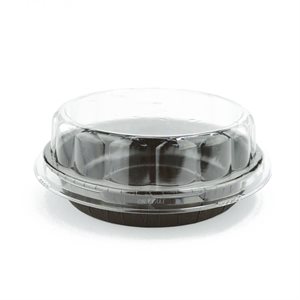 Round Paper Baking Cup w / Dome Cover 10 Pcs