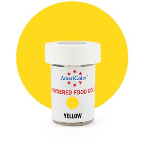 Yellow Powdered Food Color 3 grams By Americolor