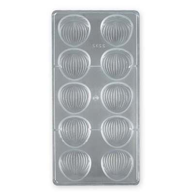 Large Almond Polycarbonate Chocolate Mold