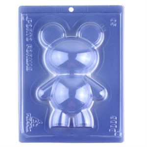 3D Teddy Bear Chocolate Candy Mold - 3 Piece