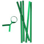Green Metallic Twist Ties Pack of 100 4 Inch Long