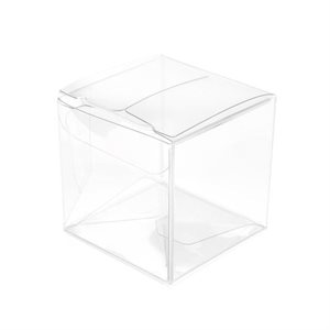 Crystal Clear Pop & Lock Cupcake Box 2" x 2" x 2"