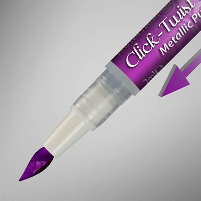 Metallic Purple Edible Paint Click Twist Brush By Rainbow Dust