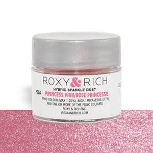 Princess Pink Edible Hybrid Sparkle Dust By Roxy Rich 2.5 gram