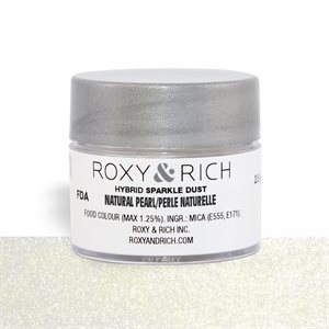 Natural Pearl Edible Hybrid Sparkle Dust By Roxy Rich 2.5 gram