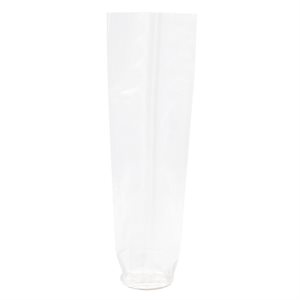 Cellophane Bags 2" x 10" Round Bottom w / Paper Base Pack of 50
