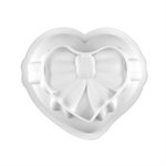6" Heart w / Bow Smash Heart Silicone Baking & Freezing Mold