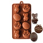 Easter Bunny, Egg and Basket Silicone Chocolate Mold