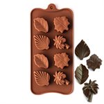 Palm Tree and Leaves Silicone Chocolate Mold