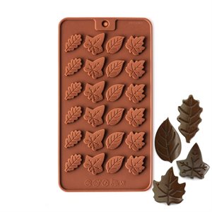 Leaf Medallions Silicone Chocolate Mold