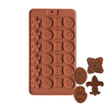 Assorted Plaques Chocolate Candy Mold #5765