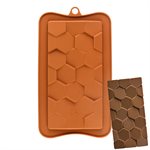 Hexagon Bar Silicone Chocolate Mold