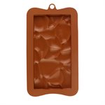 Soft Cracked Bar Silicone Chocolate Mold