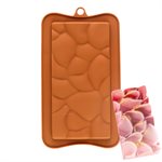 Soft Cracked Bar Silicone Chocolate Mold