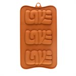 Love Silicone Chocolate Mold - 3 Cavity