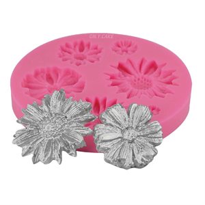 Assorted Daisy Silicone Mold