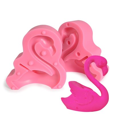 Color : Silver, Size : 10.4x8.4cm Gelaiken Flamingo Cutting Mold Chocolate Molds Cake Decor Mold Baking Mould Tools Mold Ice Molds Silver 