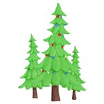 Christmas Pine Trees Silicone Mold