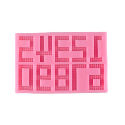 Pixelated Numbers Silicone Mold