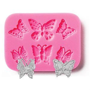 Assorted Butterfly Mold Silicone Fondant Mold