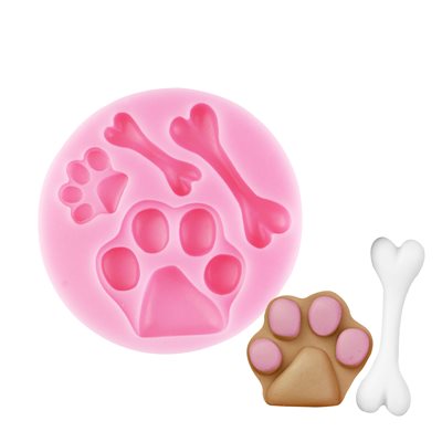 Dog Bones & Paws Silicone Mold