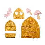 Medieval Doors and Windows Silicone Mold-5 Cavity