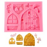 Medieval Doors and Windows Silicone Mold-5 Cavity