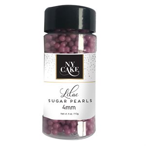 Lilac Sugar Pearls 4 mm