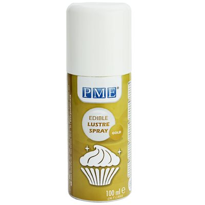 Gold Food Color Spray 100 ml by PME
