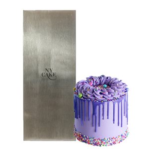 8" Stainless Steel Icing Scraper Smoother
