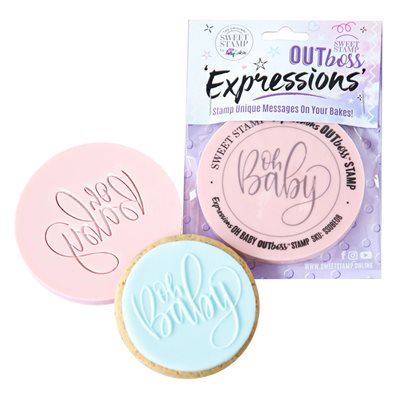 "Oh Baby" Outboss Fondant Stamp
