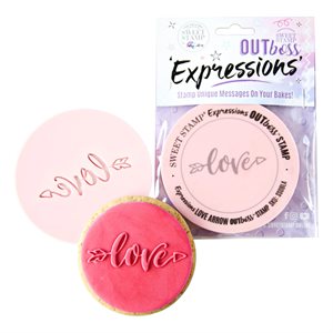"Love" Outboss Fondant Stamp