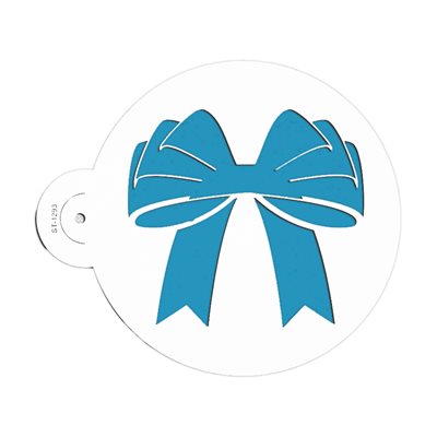 Gift Bow Ribbon Stencil for Cakes, Cookies, Cupcakes, & Macarons
