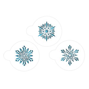 Crisp Snowflakes Mini Stencil for Cakes, Cookies, Cupcakes, & Macarons