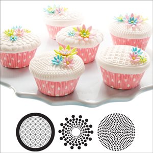 Geometric Cupcake / Cookie Stencils
